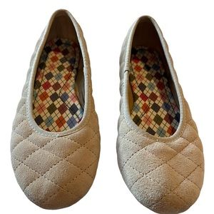Suede size 7 Lands End flats